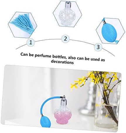 Refillable Glass Perfume Bottle with Long Spray Tassels