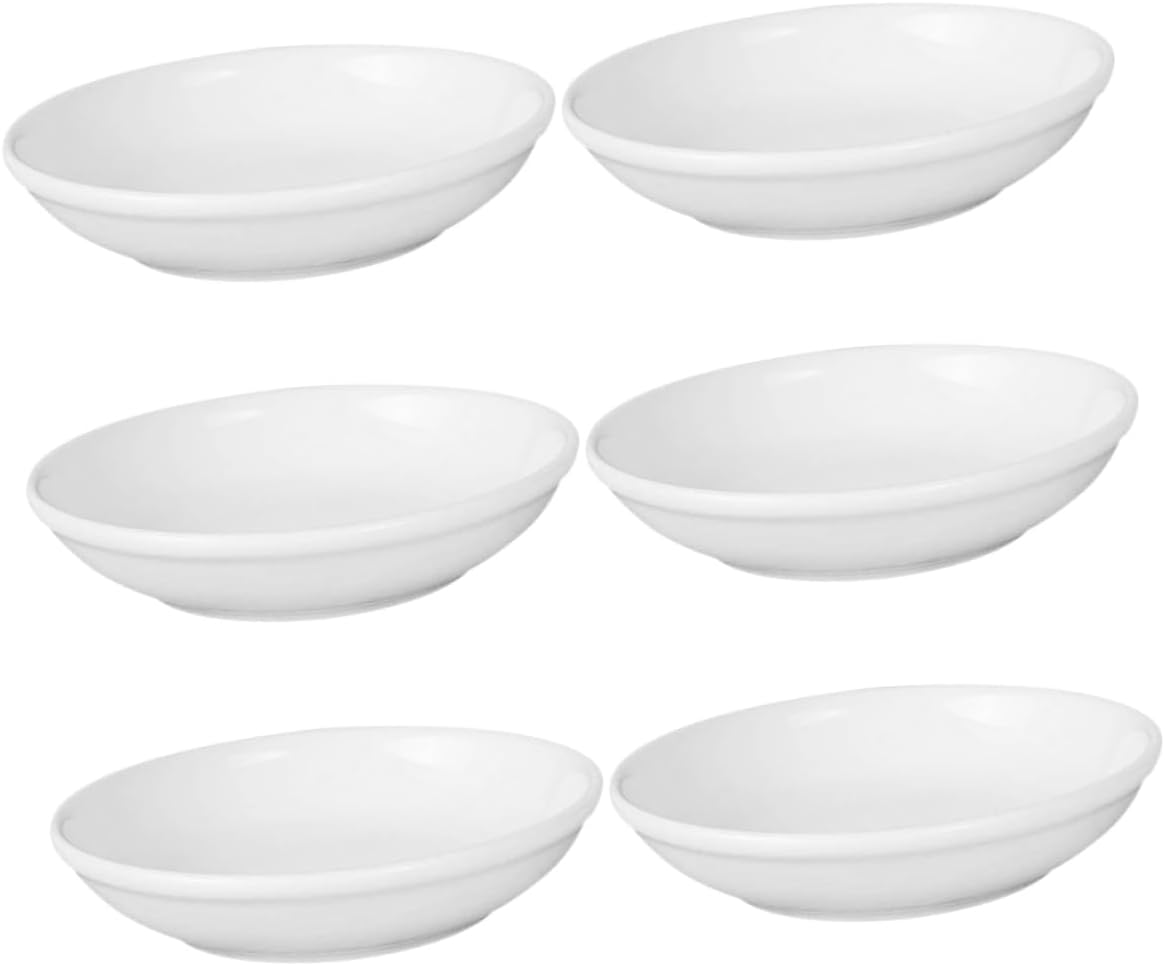 6pcs Ceramic Tea Light Candle Holders for Wax Warmers and Essential Oil Plates