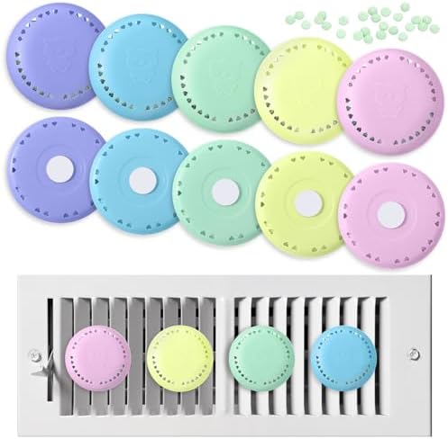 10 Pcs Solid Air Freshener Diffuser Vent Beads