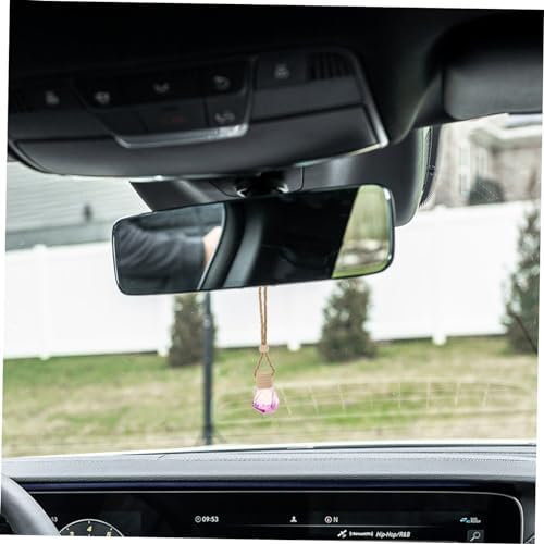 5Pcs Car Hanging Perfume Diffuser Bottles with Lid and String for Rearview Mirror Decor