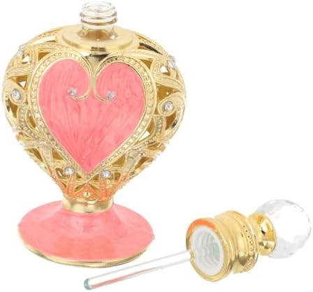 Ipetboom Heart Shaped Perfume Bottle Refillable Design for Essential Oils Fragrances Decoration
