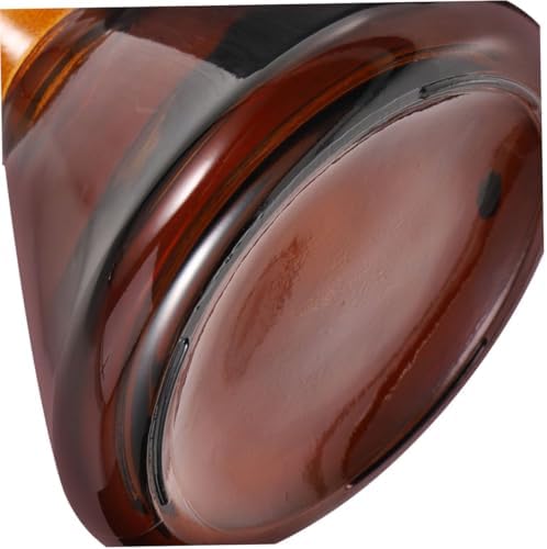 2Pcs Wide Mouth Refillable Diffuser Bottles with Colorful Glass Design