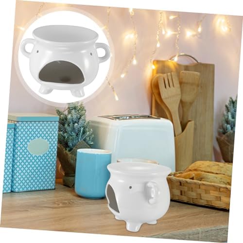Cabilock Aroma Oil Burner Ceramic Candle Holder for Home Relaxation and Aromatherapy