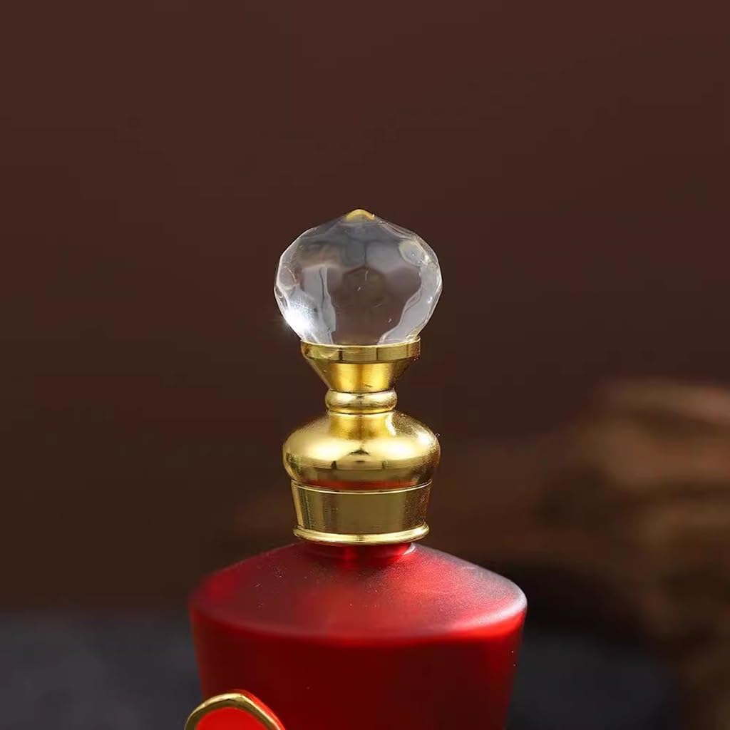 Vintage Perfume Bottle 30ml Glass Decorative Essential Oil Vial