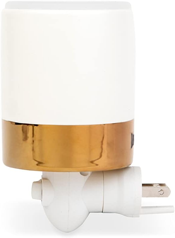 Happy Wax Dipped Copper Outlet Warmer - Compact Ceramic Wall Plug in