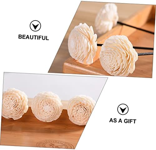 Healifty 3Pcs Rattan Dried Flower Aromatherapy Diffuser Sticks for Home Fragrance Stylish Decor Accessory