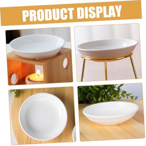 Happyyami 6pcs Ceramic Dish Replacement for Wax Warmers