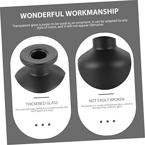 2pcs Glass Diffuser Bottles for Home Fragrance and Decor