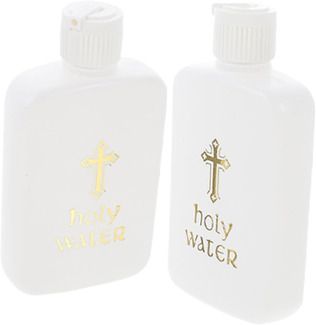 Cabilock 2Pcs Holy Water Bottles for Baptism Ceremonies