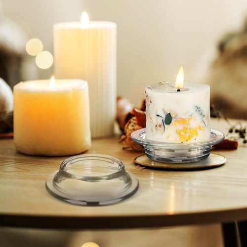 2Pcs Glass Wax Warmer Replacement Dish