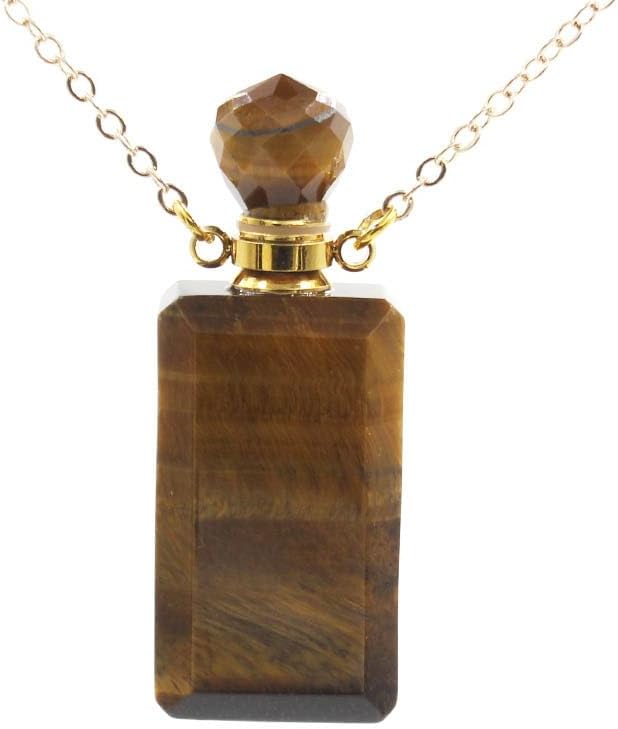 HUFFA Geometric Square Crystal Perfume Bottle