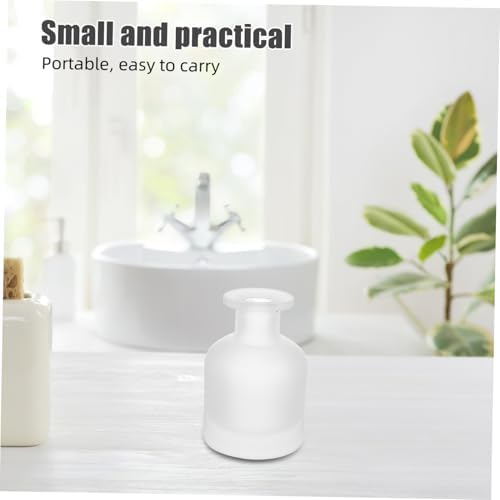 Beaupretty 2pcs Glass Diffuser Bottle for Bathroom