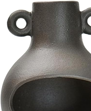 Klkcms Incense Burner Ceramic Palo Santo Holder 10x132cm Black