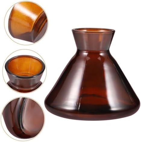 Ciieeo 2pcs Vintage Style Glass Diffuser Bottles for Aromatherapy
