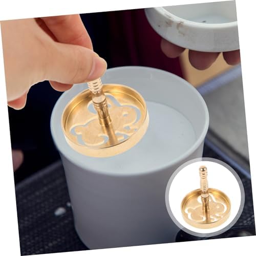 Brass Incense Press Mold Tool for DIY Fragrance Creation