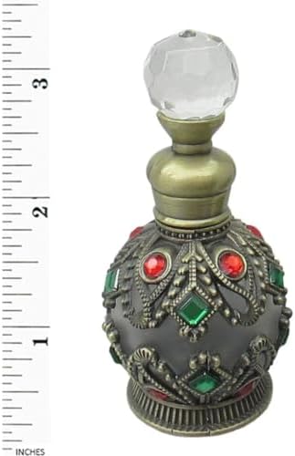 Antique Brass Decorated Perfume Bottle 15ml