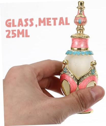 Elegant Vintage Arabian Perfume Bottle Travel Essential Oil Container