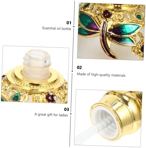 1Pc Glass Essential Oil Bottle for Aromatherapy Diffuser Storage and Perfume Use