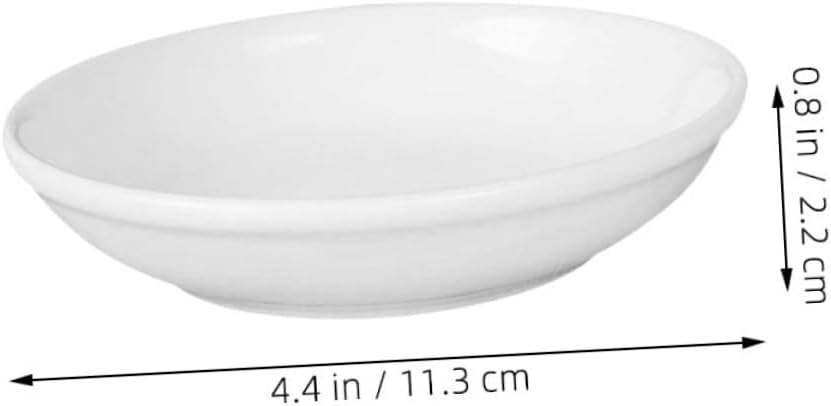 Cabilock 6pcs Ceramic Essential Oil Tray for Aromatherapy Lamp