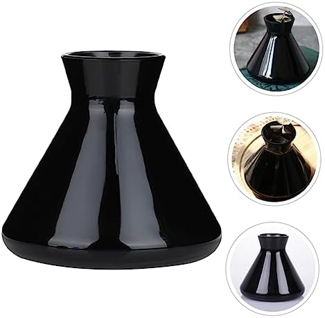 GARVALON Essential Oil Aromatherapy Glass Diffuser Bottle Decorative Perfume Jar Home Office Fragrance Container