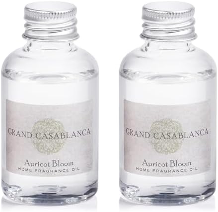 Zodax Grand Casablanca Porcelain Diffuser Refill - Apricot Bloom Scent 169 Oz Set of 2