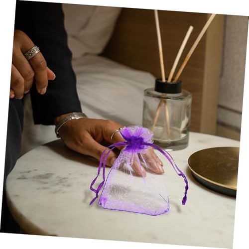 BIUDECO 100Pcs Drawstring Lavender Sachet Bags for DIY and Home Fragrance Use
