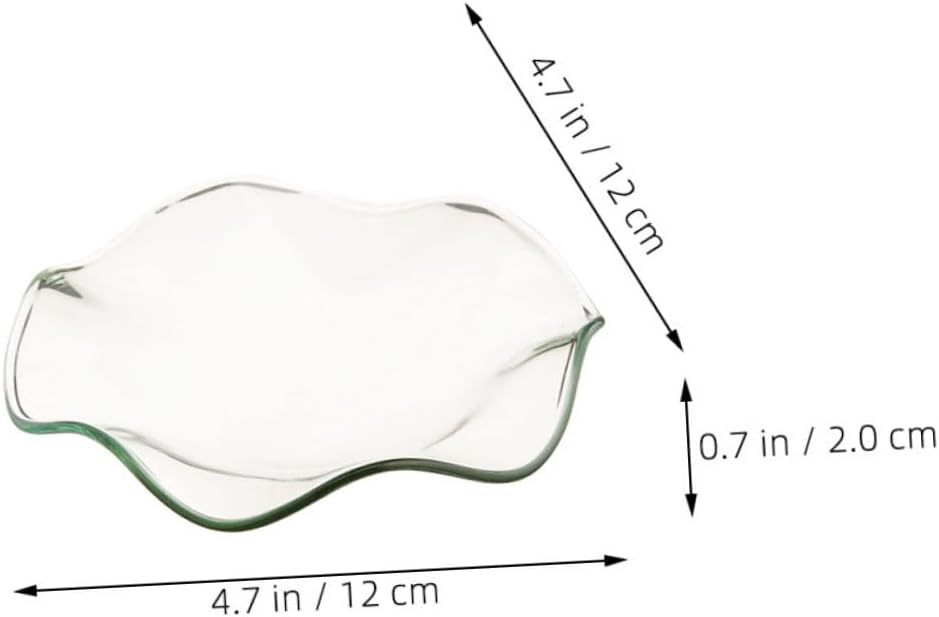 VALICLUD 3Pcs Glass Dish Replacement for Wax Warmers and Aromatherapy Lamps