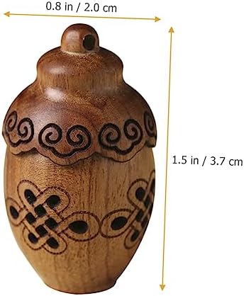 Hollow Aromatherapy Bottle Pendant with Rotating Design