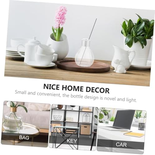 2pcs Diffuser Bottles Glass Containers for Essential Oils Home Decor