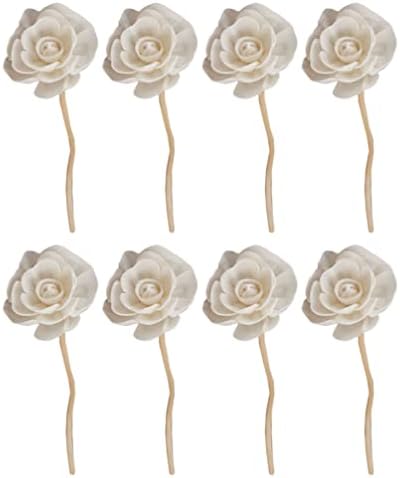 8pcs Flower Diffuser Sticks Natural Rattan for Home Decor