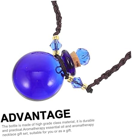 Decorative Perfume Bottle With Aroma Diffuser Necklace For Car And Home Use