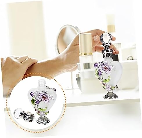 PRETYZOOM Vintage Painted Glass Perfume Bottle 10ml