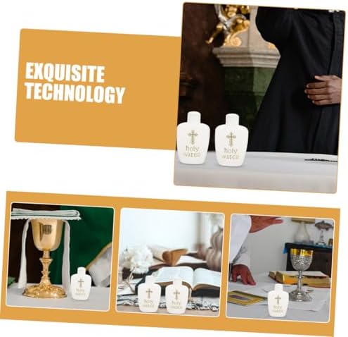 LIFKOME 2Pcs Vintage Holy Water Bottles for Spiritual Ceremonies and Decor