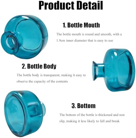 200 ml Refillable Glass Diffuser Bottle Blue