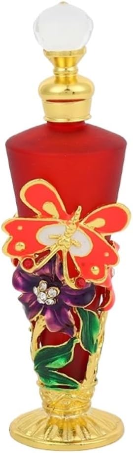 Vintage Perfume Bottle 30ml Glass Decorative Essential Oil Vial