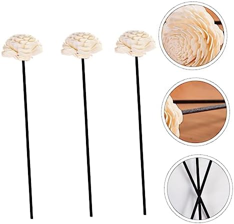 ABOOFAN 3pcs Lavender Aromatherapy Rattan Diffuser Sticks Home Decor