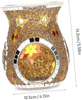 Sunflower Mosaic Essential Oil Burner with Tea Light Holder