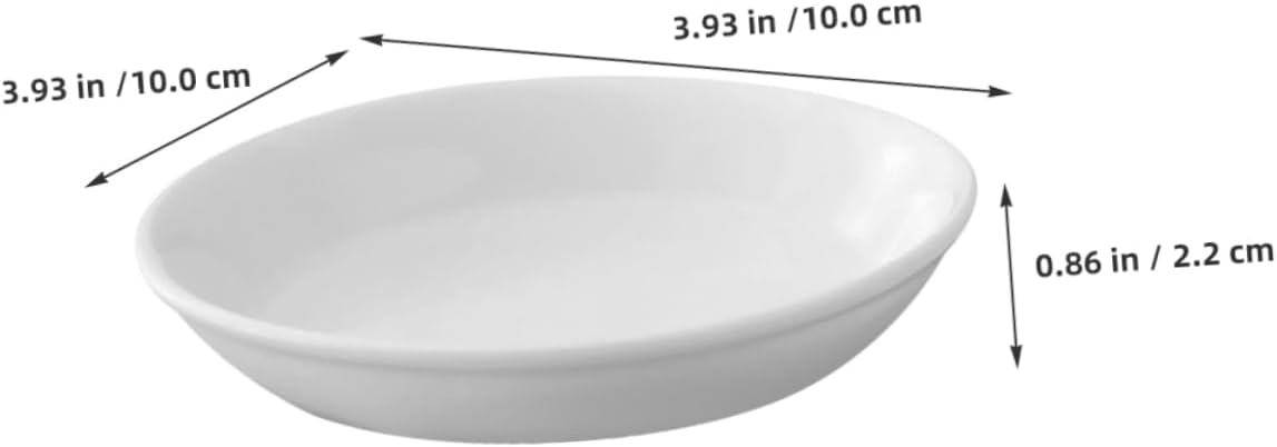 6pcs Ceramic Tea Light Candle Holders for Wax Warmers and Essential Oil Plates