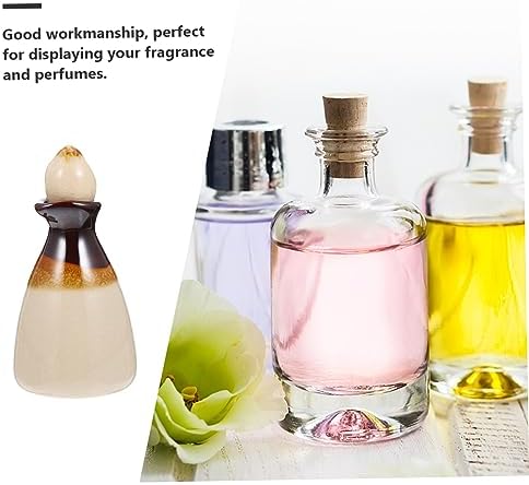 Happyyami Decorative Ceramic Diffuser Bottle for Aromatherapy