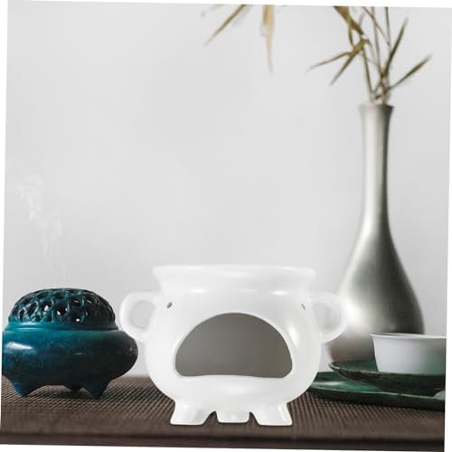 Cabilock Aroma Oil Burner Ceramic Candle Holder for Home Relaxation and Aromatherapy