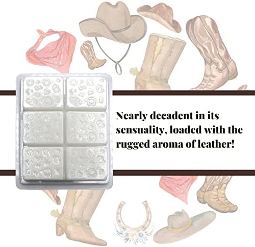 Worldwide Nutrition Bundle Tyler Cowboy Scent Soy Wax Melts with Essential Oils 4 Pack