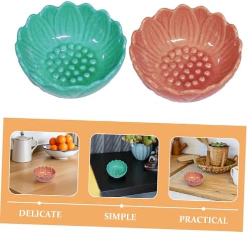 2pcs Lotus Ceramic Tray for Aromatherapy Incense and Candle Holder