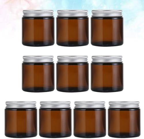Anneome 10pcs Glass Aroma Jar Candle Holder