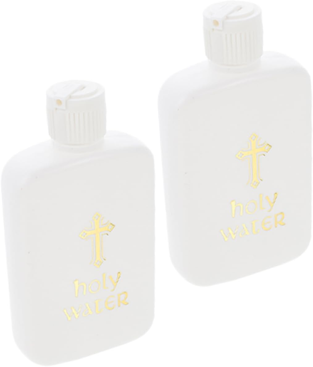 2Pcs Refillable Holy Water Bottles for Aromatherapy and Ceremonies