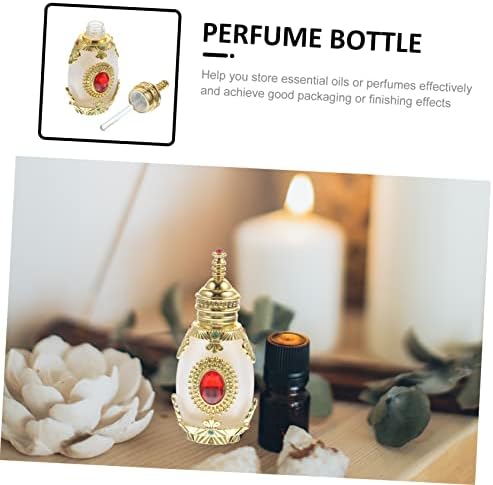 Exotic Style Refillable Perfume Bottle with Rhinestone Design
