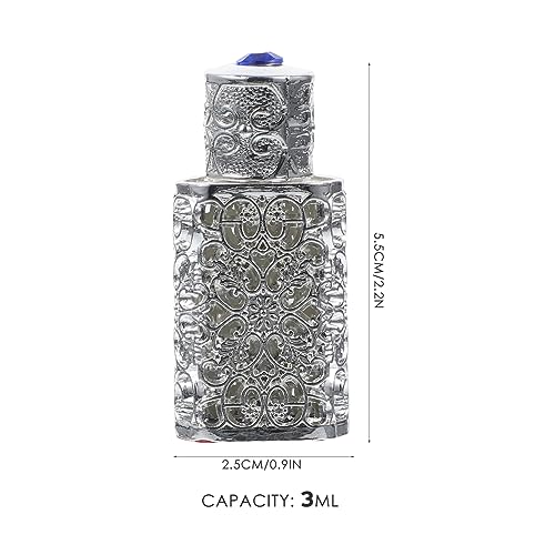 Elegant Essential Oil Perfume Bottle with Storage and Travel Functionality