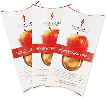 Luminara Fragrance Diffusing Pods Set of 3 Apple Natural Home Scent Refills