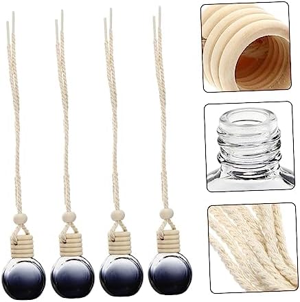 4pcs Car Aromatherapy Perfume Bottle Pendant