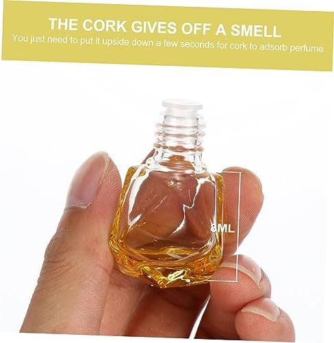 LIFKOME 5Pcs Essential Oil Diffuser Car Hanging Perfume Bottle Aromatherapy Pendant