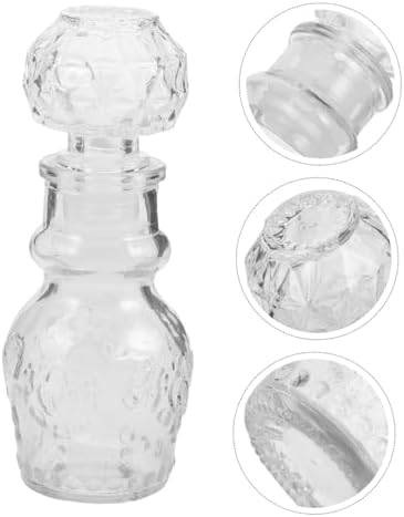 Vintage Miniature Glass Perfume Bottle for Travel and Home Decor